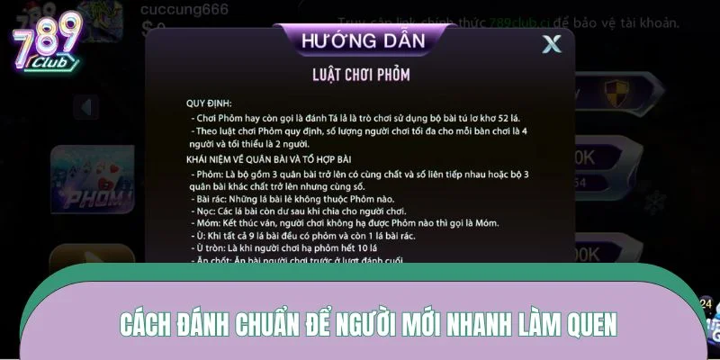 Cách đánh chuẩn để người mới nhanh làm quen